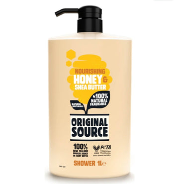 Original Source Shower Gel Nourishing Honey & Shea Butter 1L