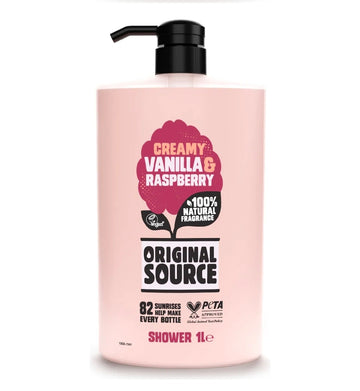 Original Source Shower Gel Creamy Vanilla & Raspberry 1L