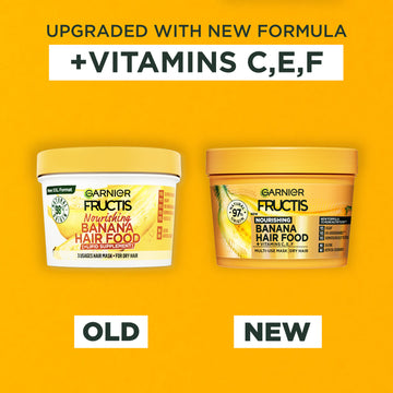 Garnier Fructis Hair Food Nourishing Banana 3-in-1 Mask Treatment For Dry Hair 390ml