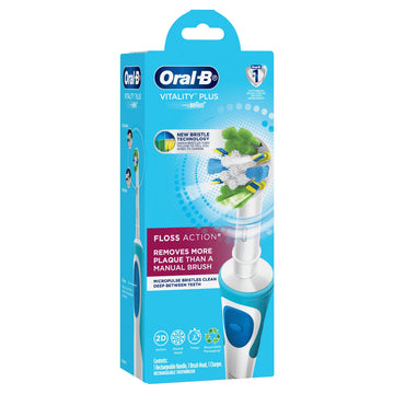 Oral B Vitality Plus Power Toothbrush Floss Action