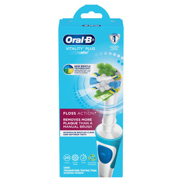 Oral B Vitality Plus Power Toothbrush Floss Action