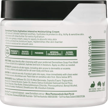 DermaVeen Intensive Extra Hydration Moisturising Cream 450g
