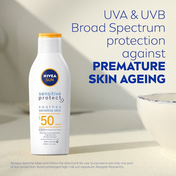 Nivea Sun Sensitive Protect Spf50 Sunscreen Lotion | 200mL