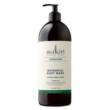 Sukin Signature Botanical Body Wash Pump 1 Litre