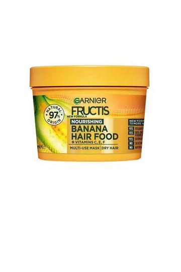 Garnier Fructis Hair Food Nourishing Banana 3-in-1 Mask Treatment For Dry Hair 390ml