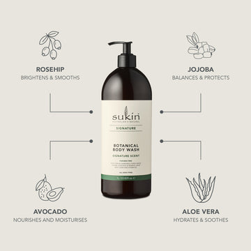 Sukin Signature Botanical Body Wash Pump 1 Litre