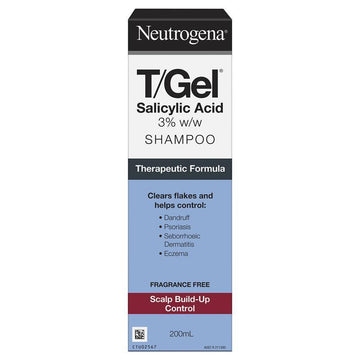 Neutrogena T/Gel Salicylic Acid Shampoo 200ml